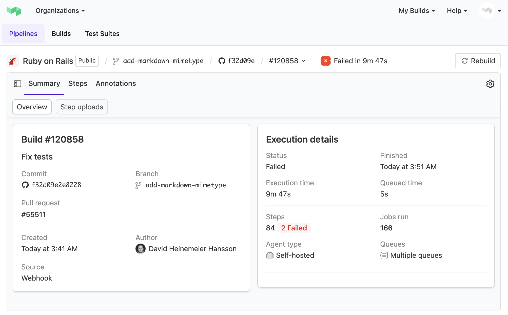 Buildkite Build Page - Image 1
