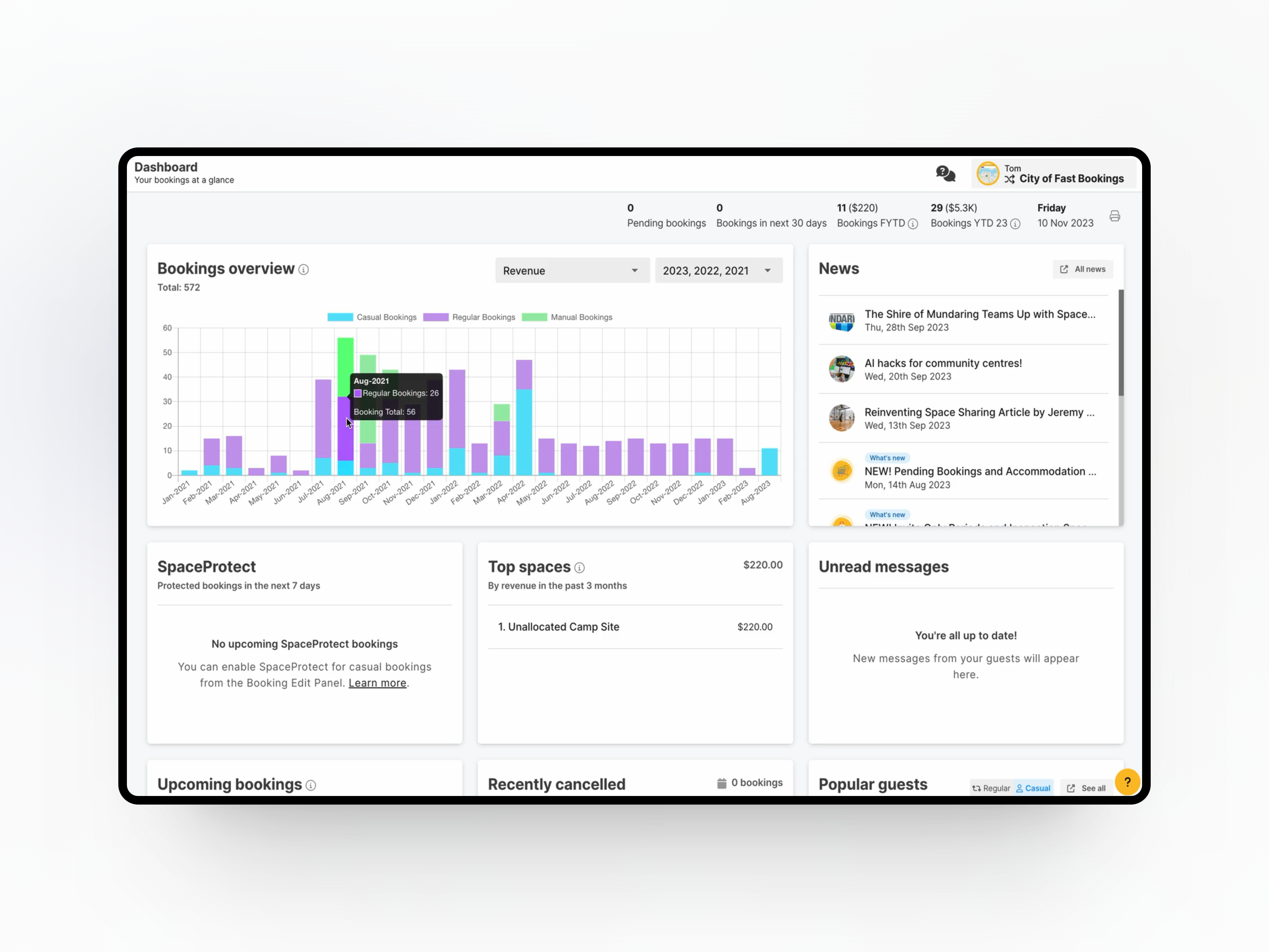 SpacetoCo Host Dashboard - Image 1
